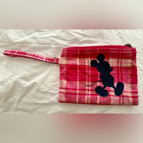 Disney Wristlet with Mickey Mouse Silhouette - Picture 1 of 2
